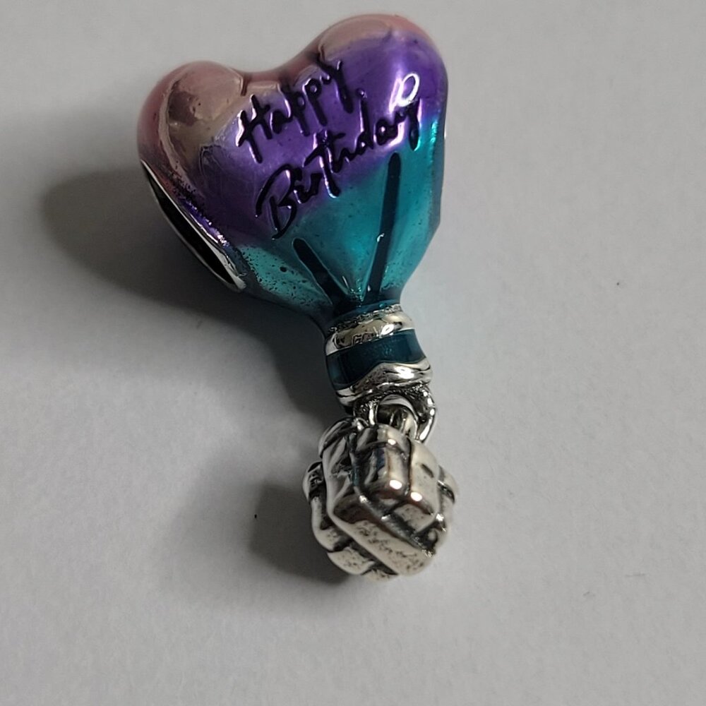 Colorful Happy Birthday Balloon Charm